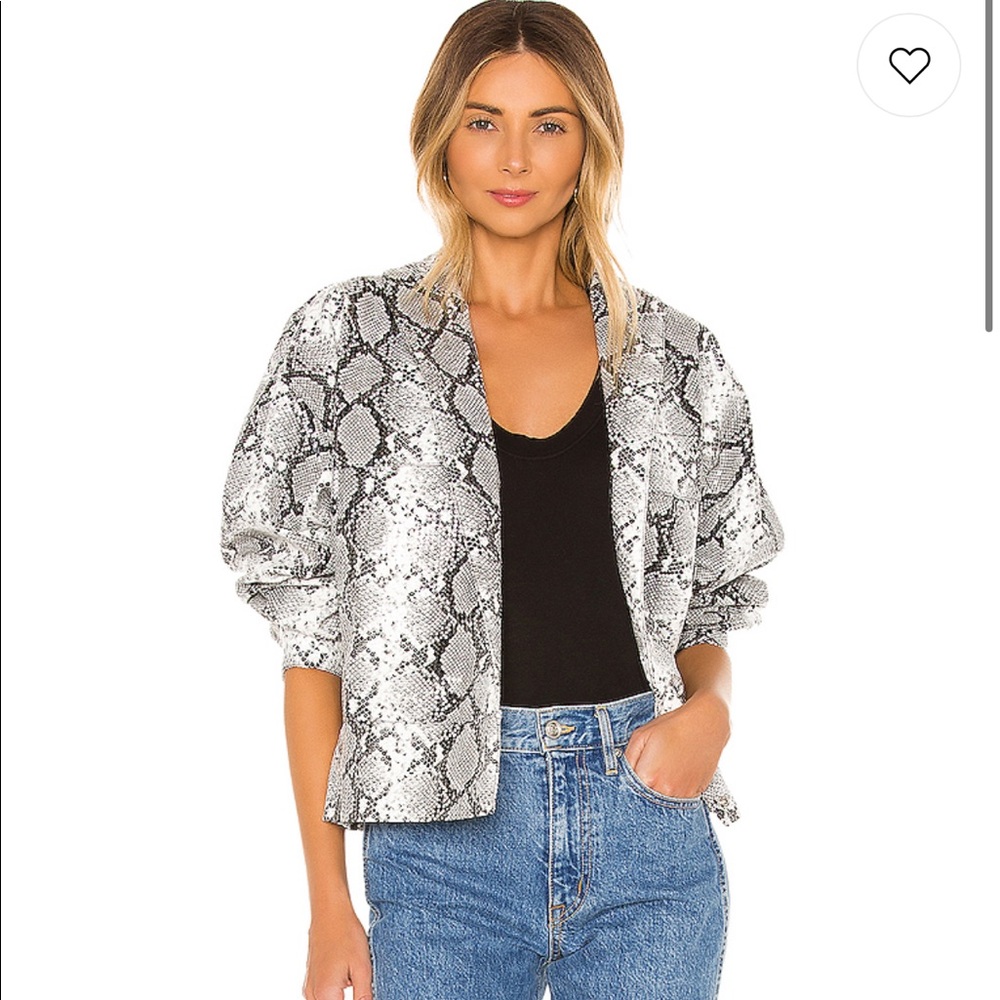 Billie Jacket in Snake